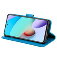 Klopové pouzdro pro Xiaomi Redmi 10, Mandala, modré