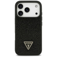 Pouzdro GUESS Rhinestone Triangle Logo pro iPhone 17 Pro