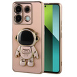 Pouzdro pro Xiaomi Redmi Note 13 Pro 5G, Astronaut, růžové + 9H tvrzené sklo