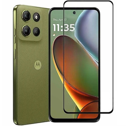 3D tvrzené sklo pro Motorola Moto G15 / Motorola Moto G15 Power, černý rámeček
