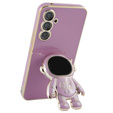 Pouzdro pro Samsung Galaxy A54 5G, Astronaut, fialové