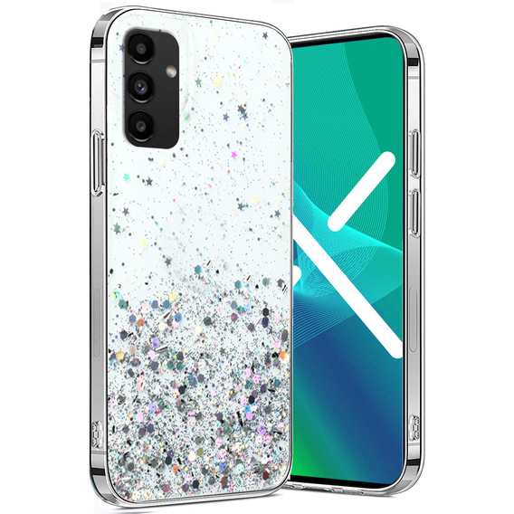 Pouzdro pro Samsung Galaxy A04S / A13 5G, Glittery, průhledné