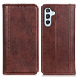 Pouzdro pro Samsung Galaxy A35 5G, Wallet Litchi Leather, hnědé