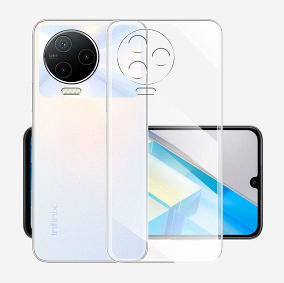 Tenké pouzdro pro Infinix Note 12 2023, Slim, průhledné