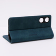 Pouzdro pro Oppo A78 5G, ERBORD Vintage peněženka s klopou, modré