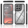 Pouzdro pro Motorola Moto E15 4G / G15 4G / G05 4G, Shockproof, s fólií, černé