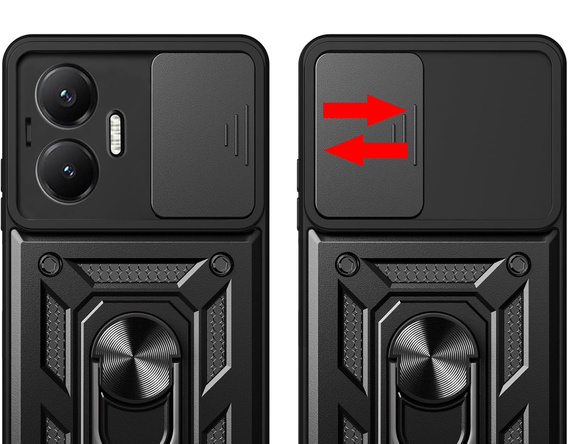 Pouzdro pro Xiaomi Poco F7, CamShield Slide, černé