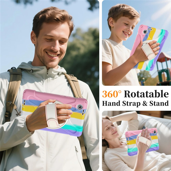 Pevné pouzdro s podstavcem a ramenním popruhem pro Lenovo Tab One