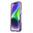 Pouzdro LUPHIE pro iPhone 14 Plus, Armor Bumper, fialové