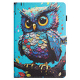 Pouzdro pro Samsung Galaxy Tab A9 X110 / X115, owl