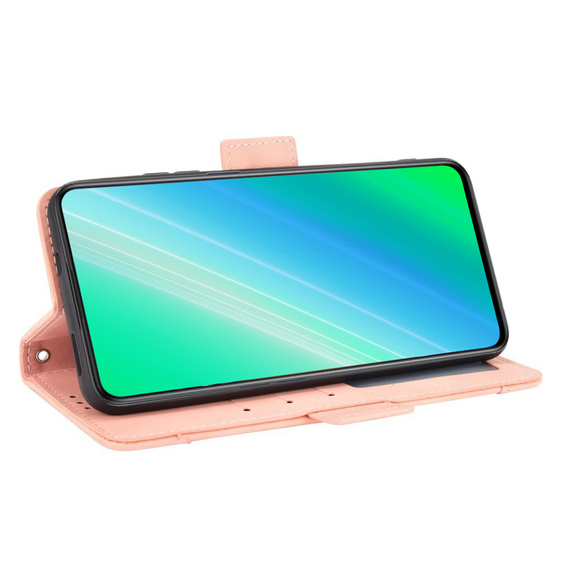 Klopové pouzdro pro Xiaomi Redmi Note 12 4G, Card Slot, růžové