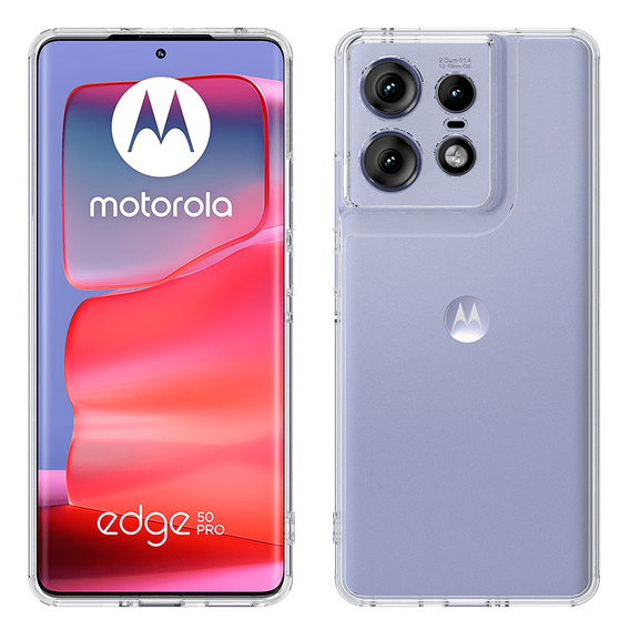 Pouzdro pro Motorola Edge 50 Pro 5G, Fusion Hybrid, průhledné