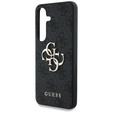 Pouzdro GUESS pro Samsung Galaxy S25, 4G Big Metal Logo, černé