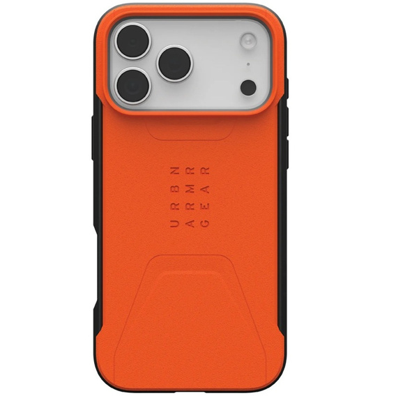Pouzdro Urban Armor Gear pro iPhone 17 Pro Max, Civilian MagSafe, oranžové