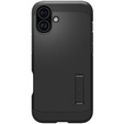 Pouzdro Spigen pro iPhone 16 Plus, Tough Armor Mag MagSafe, černé + 9H tvrzené sklo