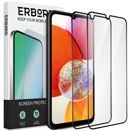 2x keramické hybridní sklo ERBORD pro Samsung Galaxy A14 4G/5G
