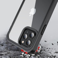 Pouzdro pro iPhone 12/12 Pro, Shockproof, s fólií, černé