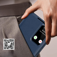 Flipové pouzdro pro Samsung Galaxy S23 FE, Smart View Wallet, námořnicky modré