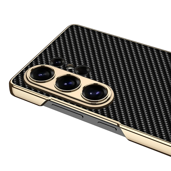 Pouzdro s podstavcem Electro Frame Leather pro Samsung Galaxy S26 Ultra