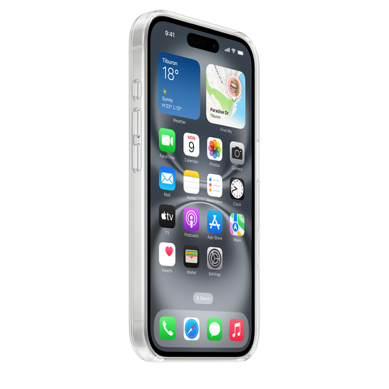Apple průhledné pouzdro MagSafe pro iPhone 16