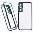 Pouzdro pro Samsung Galaxy S21, Magnetic Dual Glass, zelené
