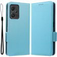 Klopové pouzdro pro Xiaomi Redmi Note 12 5G / POCO X5 5G, Wallet Litchi Magnet, modré