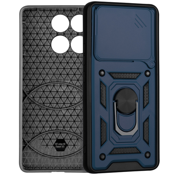 Pouzdro pro Motorola Edge 60 / 60 Fusion, CamShield Slide, modré