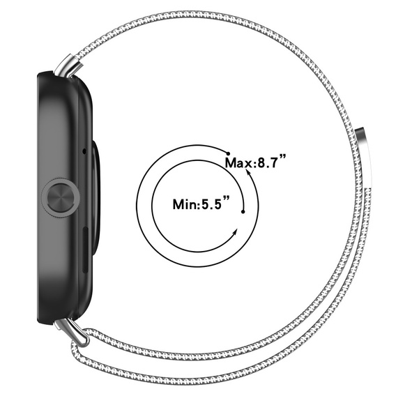 Ocelový náramek pro Xiaomi Redmi Watch 4 / Smart Band 8 Pro