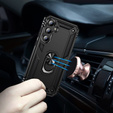 Pancéřové pouzdro pro Samsung Galaxy A55 5G, Nox Case Ring, černé