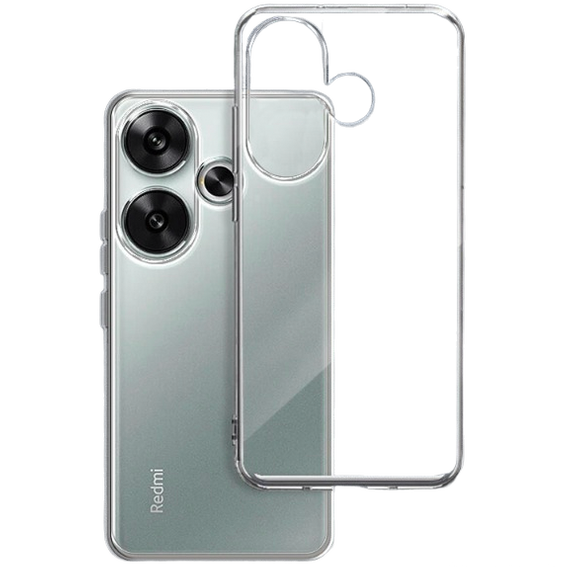 Pouzdro pro Xiaomi Poco F6, Fusion Hybrid, průhledné