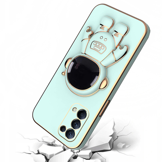 Pouzdro pro Oppo Reno5 Z/ A94 5G, Astronaut, zelené