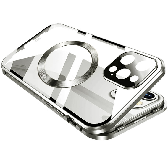 Magnetické pouzdro Dual Glass MagSafe pro iPhone 16 Pro Max, titan