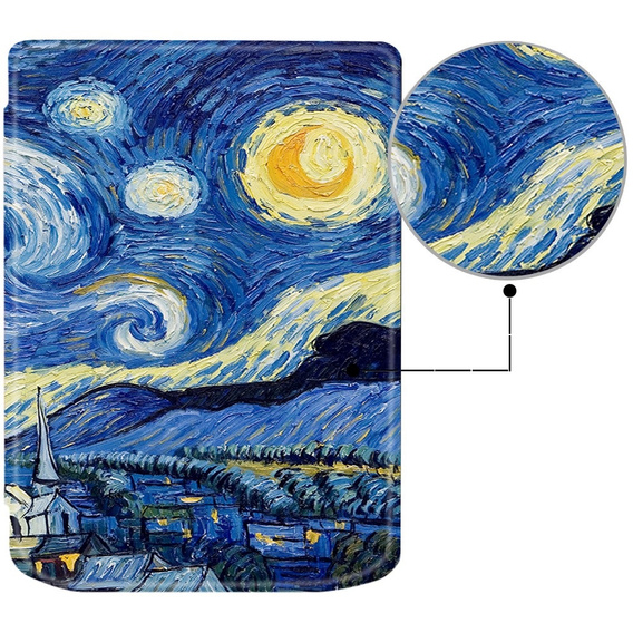 Pouzdro pro PocketBook Verse / Verse Pro, Smartcase, oil painting