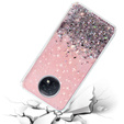 Pouzdro pro Xiaomi Redmi Note 9T 5G, Glittery, růžové