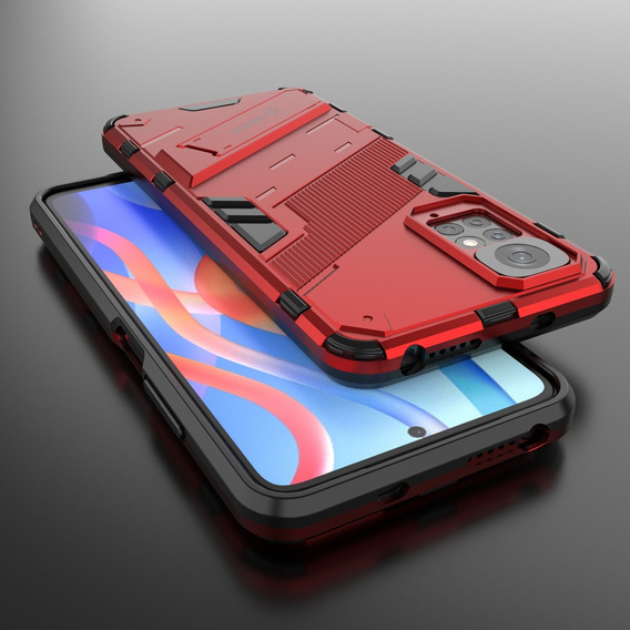 Pouzdro pro Xiaomi Redmi Note 11/11S, Military kickstand, modré
