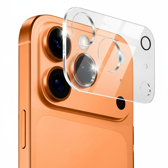 2x tvrzené sklo ERBORD s ostrůvkem pro kameru pro iPhone 17 Pro Max