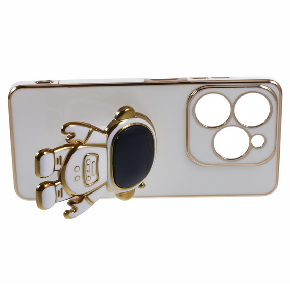 Pouzdro pro Infinix Hot 40i, Astronaut, bílé