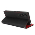 Kožené pouzdro pro Sony Xperia 1 VI, ERBORD Grain Leather, černé