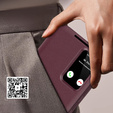 Flipové pouzdro pro Samsung Galaxy S24 FE, Smart View Wallet, kaštanové
