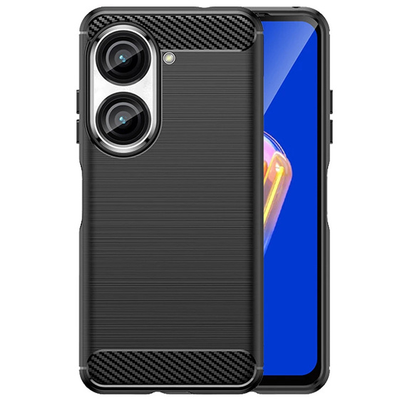 Pouzdro pro Asus Zenfone 9 5G / 10 5G, Carbon, černé