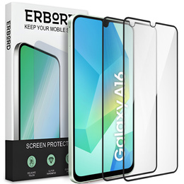 2x tvrzené sklo ERBORD 3D pro Samsung Galaxy A16 5G pro celý displej