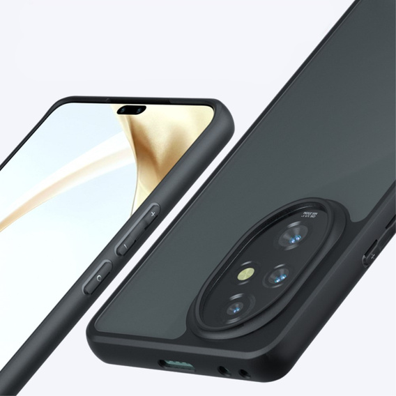Pouzdro pro Honor 200 Pro 5G, Fusion Hybrid, transparentní / černé