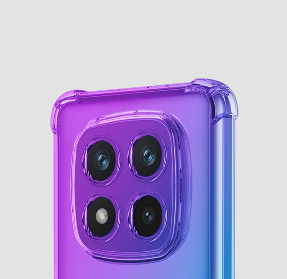 Pouzdro pro Xiaomi Redmi Note 14 Pro, Gradient Dropproof, Fialová / modrá