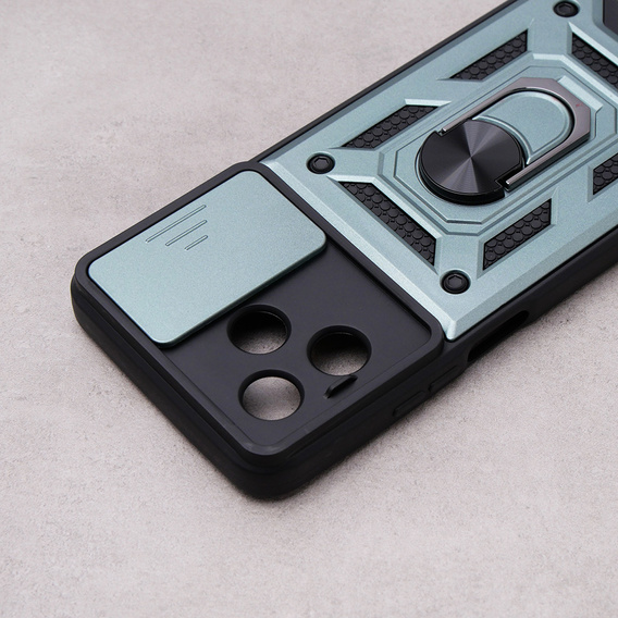 Pouzdro pro Realme C51, CamShield Slide, zelený