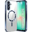 Pouzdro pro Samsung Galaxy A26, Electro MagSafe, námořnicky modré + sklo na displej