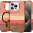 Pouzdro iPhone 15 Pro Max, Frame Kickstand, pro MagSafe, Sunset Orange