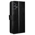 Klopové pouzdro pro CMF Nothing Phone 2 Pro, Crazy Horse Wallet, černé