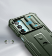 Pancéřové pouzdro pro Samsung Galaxy A16, Dexnor Full Body (Two Frames), zelené