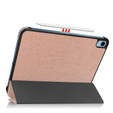 Pouzdro pro iPad 10.9 2022 10 Gen, Smartcase s prostorem pro stylus, růžové