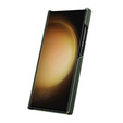 Pouzdro MELKCO pro Samsung Galaxy S24 Ultra, kožené, zelené